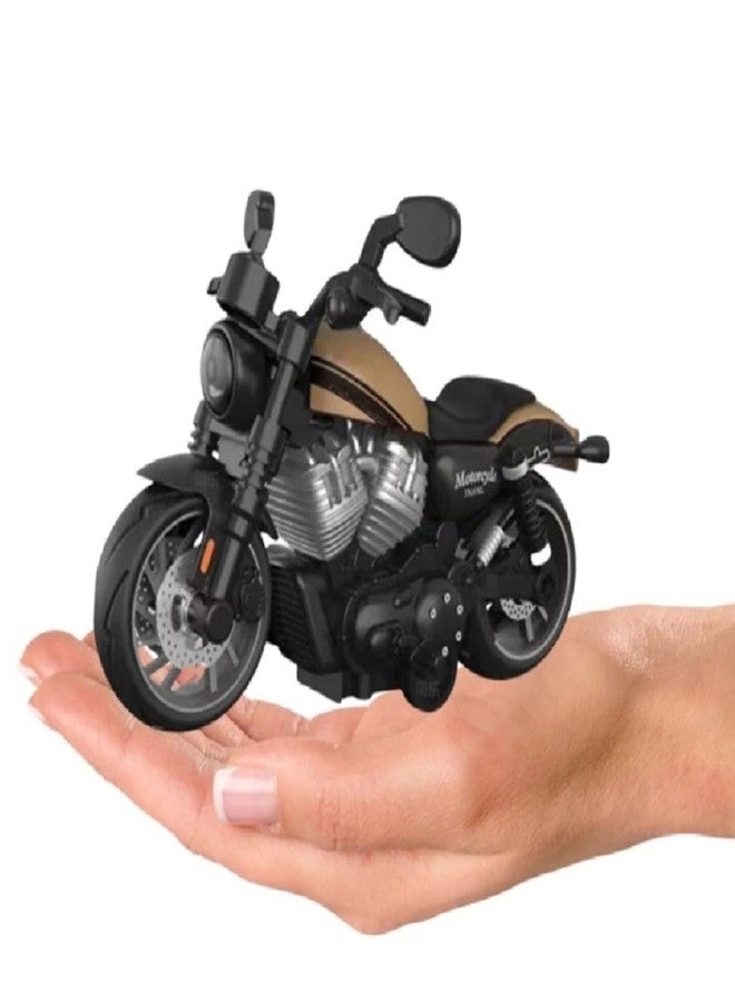 IndusBay® 5 Metal Diecast Alloy Mini Sports Motorcycle Toy for Home Decot Collectable Pull Back Collectable Super Bike Toy, Blue - Image 4